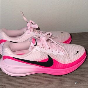 Nike Women's Pink and Black Sneakers